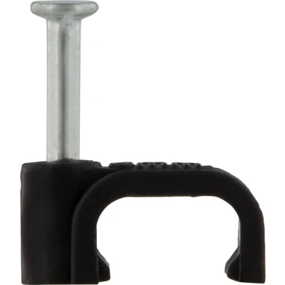 Afbeelding van Kabelclip Q link 8 mm (20 stuks, Plat, Zwart)