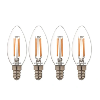 Afbeelding van SYLVANIA TOLEDO RT CANDLE CL 470LM 827 E14 SL4