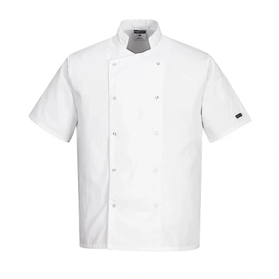 Afbeelding van Cumbria Koksjas maat 4XL, White