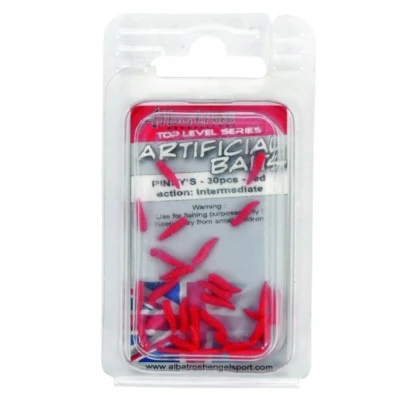 Afbeelding van Albatros Artificial Baits Pinky&#039;s (30 pcs) Kleur : Red
