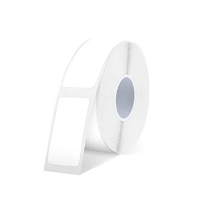 Afbeelding van SUPVAN E10 Zelfklevende Etiketten, Multifunctionele Thermische Etiketten voor Thuiskantoren Scholen, Compatibel met E10/E16 Etikettenmakers, 14 mm*30 mm, 220 Stuks/Rol (Wit)