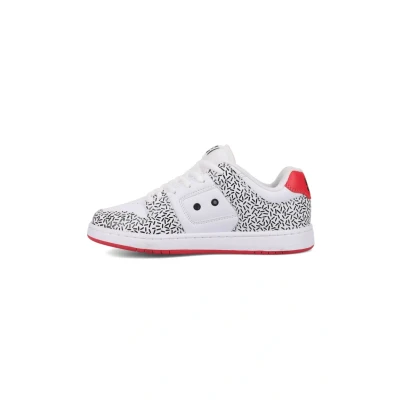 Afbeelding van DC Shoes Manteca 4 Leren damesschoenen ADJS100161, Wit Zwart Hotpink, 36 EU