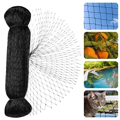 Afbeelding van vogelbeschermingsnet, kippenhok, 7,5 x 15 m, netten voor jachtnet, plantenbeschermingsnet