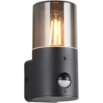 Afbeelding van TRIO HOOSIC Wandlamp Zwart mat excl. 1x E27 4W Buitenverlichting IP44