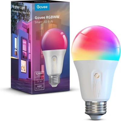 Afbeelding van Govee H60093C1 LED lamp Energielabel F (A G) E27 Peer 13 W RGB, Warmwit Besturing via App 1 stuk(s)