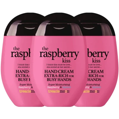 Afbeelding van 3x Treaclemoon Handcreme Raspberry Kiss 75 ml