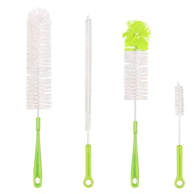 Afbeelding van Qisan 5 Stks Fles Reinigingsborstel Set Multifunctionele Borstels Lange Borstel Water Cleaners Groen