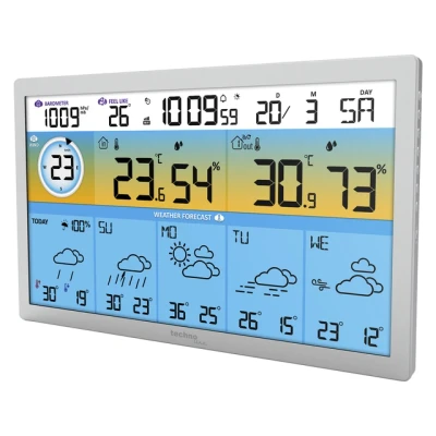 Afbeelding van Weerstation Technoline WD 2500 373x228x30mm zilver met 1 buitensensor