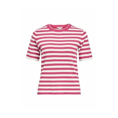 Afbeelding van Object Objester NEW NOOS Tshirt print, Dames, Maat: XS, Raspberry sorbet