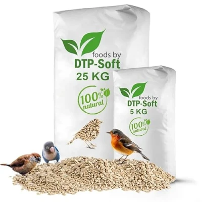 Afbeelding van Zonnebloempitten, geschild, strooivoer, vogelvoer, vogels, wilde vogels (30 kg)