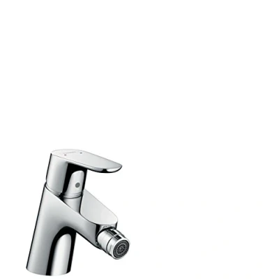 Afbeelding van hansgrohe Focus bidetkraan met push open afvoergarnituur, chroom
