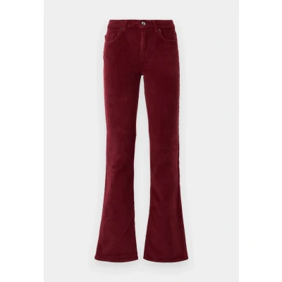 Afbeelding van ONLY Onlmary Global Flared Broek, Dames, Maat: 38x34, Cabernet