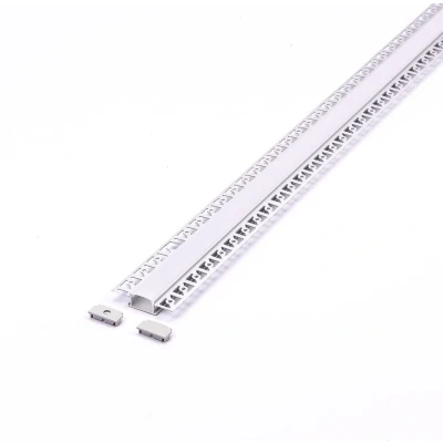 Afbeelding van V TAC VT 8101 LED inbouw stripverlichting Montageset met diffuser Zilver IP20