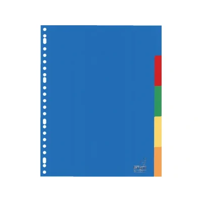Afbeelding van Tabblad Kangaro A4 blanco PP 120micron krimp a 5 sets per 4
