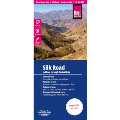 Afbeelding van Reise Know How Landkarte Seidenstraße / Silk Road (1:2 000 000): Durch Zentralasien nach China To through Central Asia: reiß und wasserfest (world mapping project)