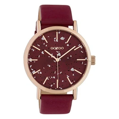 Afbeelding van Oozoo Horloge, Dames, Maat: One Size, Berry