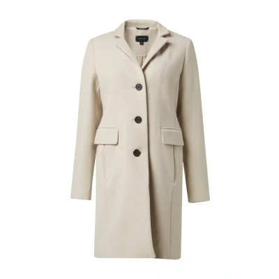 Afbeelding van comma Halflange jas, Dames, Maat: 34, Beige