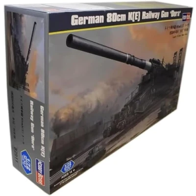 Afbeelding van 1:72 HobbyBoss 82911 German 80cm K(E) Railway Gun Dora Plastic Modelbouwpakket