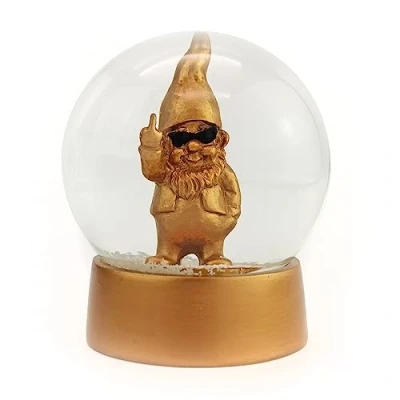 Afbeelding van Gnoom Sneeuwbol Goud