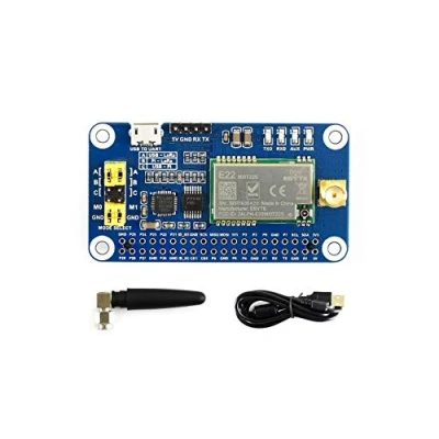 Afbeelding van Waveshare SX1262 LoRa HAT for Raspberry Pi Spread Spectrum Modulation 868MHz Frequency Band Auto Multi level Repeating Supports Wireless Parameter Configuration and Fixed point Transmission