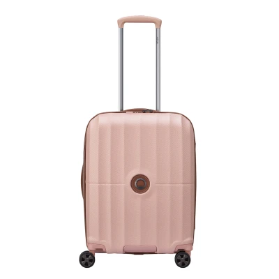 Afbeelding van Delsey St Tropez 4 Double Wheels Slim Cabin Trolley 55 cm Pink