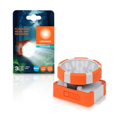 Afbeelding van LEDVANCE 4099854175527 Hoofdlamp LED werkt op een accu 100 lm