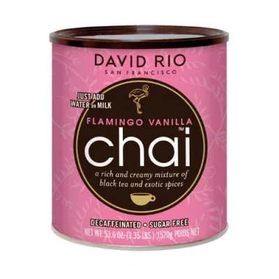 Afbeelding van David Rio Flamingo Vanilla Chai Foodservice (4 blikjes à 1520 g)