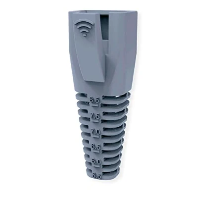 Afbeelding van ROLINE RJ45 tule, 10 stuks, grijs