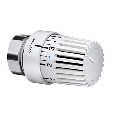 Afbeelding van Oventrop thermostaat maxi/min 7 28 C antraciet/wit