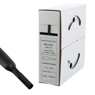 Afbeelding van Offgridtec 10 m krimpkous 3,2 mm &gt; 1,6 zwart
