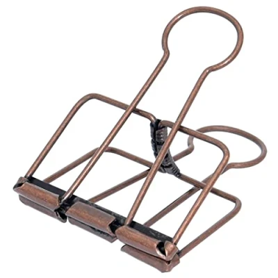Afbeelding van Extra Grote Binder Clips 6,5 cm, Papieren Klemmen Koper voor Kantoor Schoolbenodigdheden (15 stuks)
