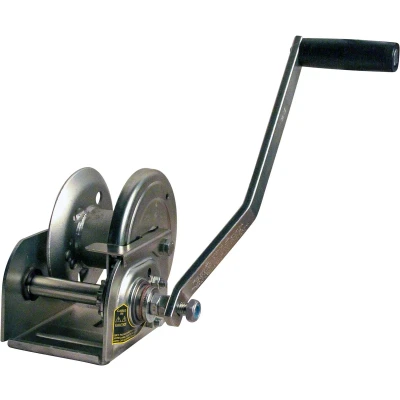 Afbeelding van Handlier KX1051 455/227kg met afdekplaat Novio Handmatige lieren BouwmanAanhangwagens.nl