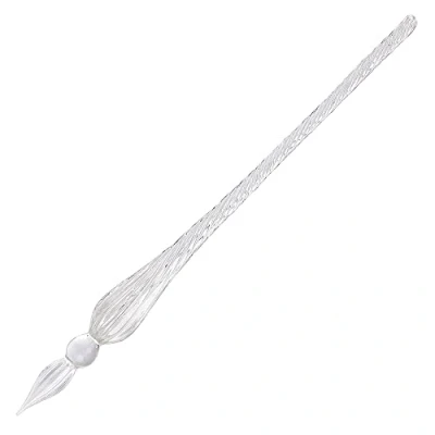 Afbeelding van Jacques Herbin 21401T glazen veer, rond, 18 cm, transparant
