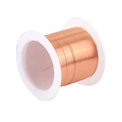 Afbeelding van 0.2mmx100m Coil Magneet Draad Geëmailleerd Koperdraad Geëmailleerde Windende 1 Spoel Natuurlijke Temperatuur Rating Op grote schaal gebruikt voor Transformatoren Inductoren