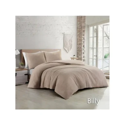 Afbeelding van Papillon Billy Dekbedovertrek Eenpersoons 140x200/220 cm Zand