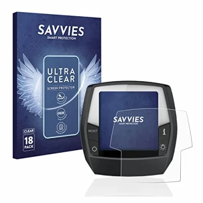 Afbeelding van Savvies (18 Stuks) Schermbeschermer voor Bosch Intuvia Performance Line Screen Protector Ultra Transparant