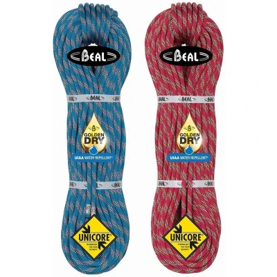 Afbeelding van Cobra II 8.6 Golden Dry volledig geïmpregneerd dubbeltouw 50 meter blauw