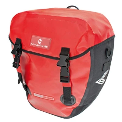 Afbeelding van M Wave Bagagedragertas Alberta, rood, 2 x 20 l