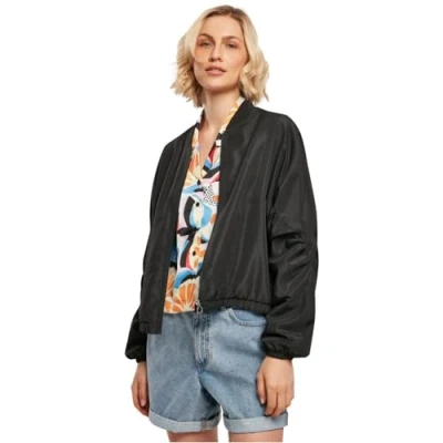 Afbeelding van Urban Classics Bomberjacks, Dames, Maat: Large, Black