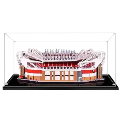 Afbeelding van Acryl Display Case voor Lego 10272 Old Trafford Manchester United Stofdichte Bescherming Box Compatibel met (NIET Inbegrepen Model)(3mm)