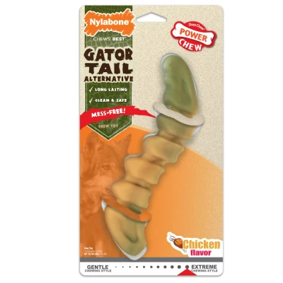 Afbeelding van Nylabone Extreme Chew Gator Tail Kipsmaak