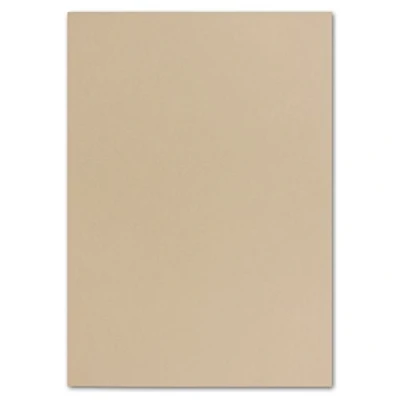 Afbeelding van 100 vellen DIN A4, papiervellen, planovellen, karamel (bruin), 240 g/m², 21 x 29,7 cm, knutselpapier, fotokarton, kleikarton, karton, kleurrijk