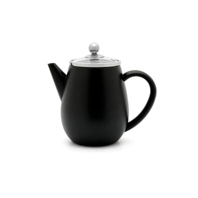 Afbeelding van Bredemeijer Theepot Duet Eva Mat Zwart 0,5 L