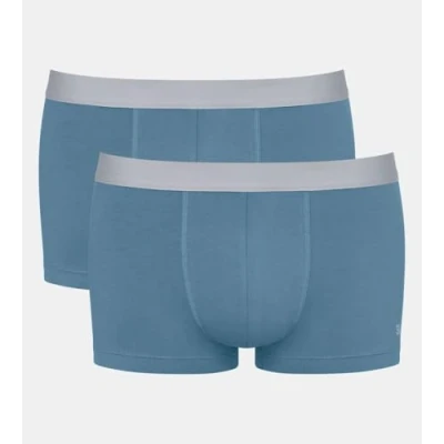 Afbeelding van Sloggi Herenslips 2P Men Go ABC Natural Shorts Zwart ecologisch katoen Small Heren