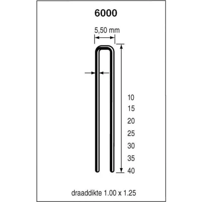 Afbeelding van Haubold Nieten Geg. 6000 30MM Cnk 5000St