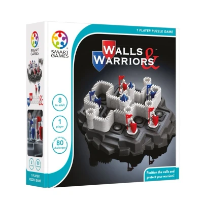 Afbeelding van Smart Games Walls &amp; Warriors, Puzzle Game with 80 Challenges, 8+ Years