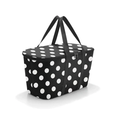 Afbeelding van Reisenthel Koeltas Coolerbag Dots White Schoudertas