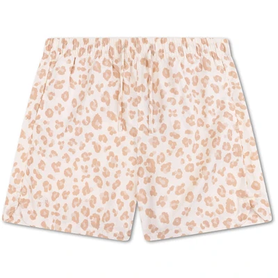 Afbeelding van Swim Essentials Beige Panterprint Meisjes UV Zwemshort Maat 122/128