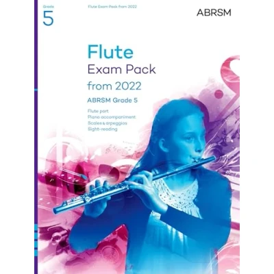 Afbeelding van Flute Exam Pack from 2022, ABRSM Grade 5: Selected the syllabus 2022. Score &amp; Part, Audio Downloads, Scales Sight Reading
