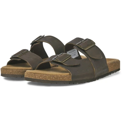 Afbeelding van Jack &amp; Jones Muiltjes, Heren, Maat: 41, Java Leer/ synthetisch